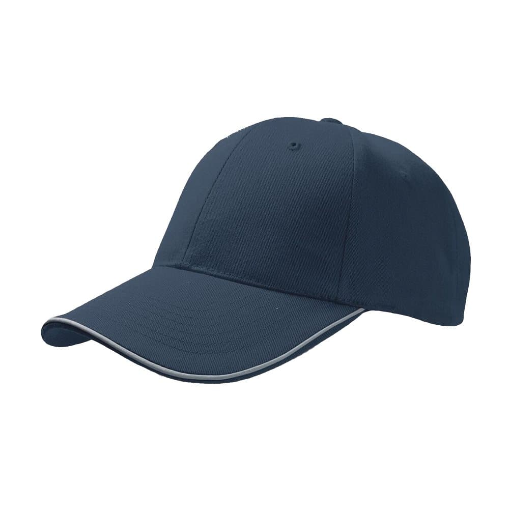 Atlantis Reflect 6 Panel Reflective Piping Baseball Cap