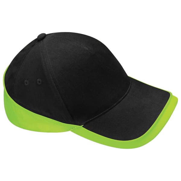 Beechfield Unisex Teamwear Competition Cap Baseball / Hovedbeklædning (pakke med 2)
