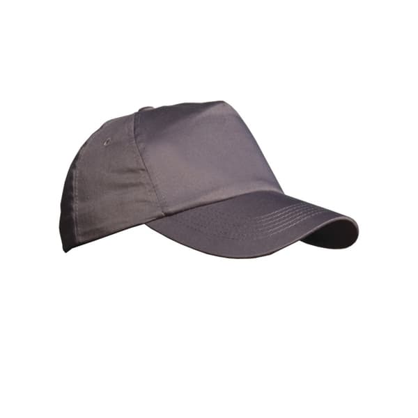 Result Unisex Plain Baseball Cap Grey One Size