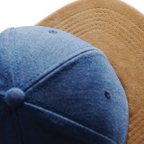 Beechfield Unisex Faux Suede Peak Snapback Cap