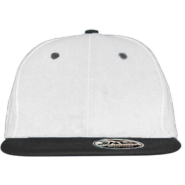 Result Unisex Core Bronx Original Flat Peak Snapback Dual Colour Cap