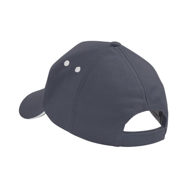 Beechfield Unisex Ultimate 5 Panel Contrast Baseball Cap med Sandwich Peak / Headwear (Pack of 2)