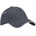 Miniatyrbild 1 av 2: Beechfield Unisex Ultimate 5 Panel Contrast Baseball Cap med Sandwich Peak / Headwear (Pack of 2)