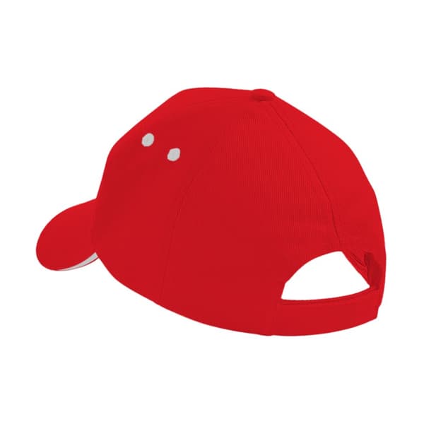 Beechfield Unisex Ultimate 5 Panel Kontrast Baseball Cap med Sandwich Peak / Hovedbeklædning (Pakke med 2)