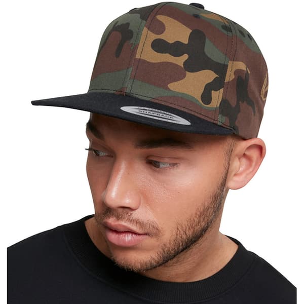 Flexfit Unisex tofarvet klassisk camo Snapback Cap