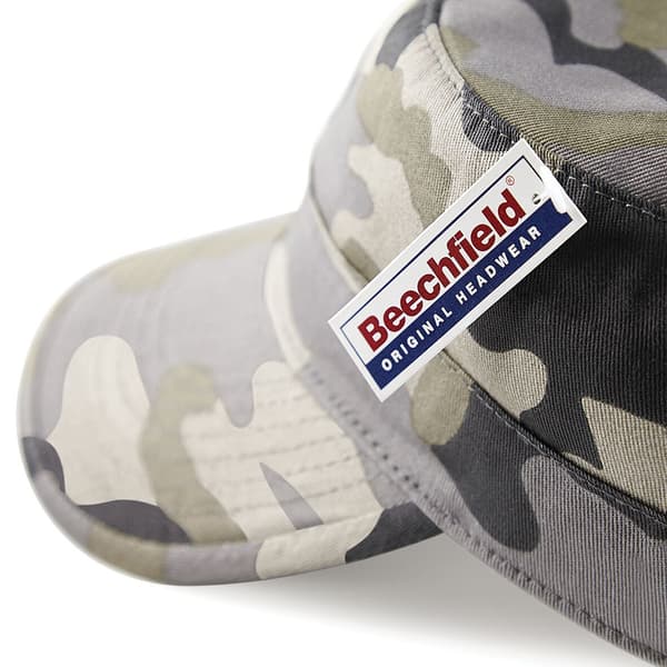 Beechfield Camouflage Army Cap / Hovedbeklædning