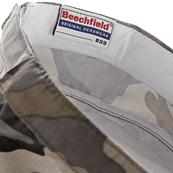 Beechfield Camouflage Army Cap / Hovedbeklædning