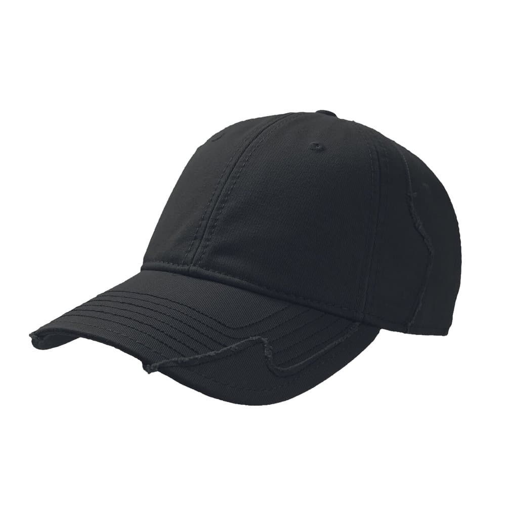 Atlantis Hurricane Weathered 6 Panel Cap med råa kanter