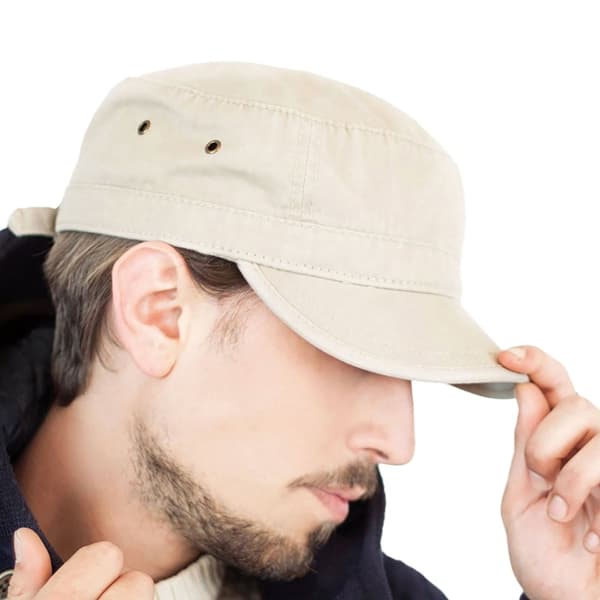 Atlantis Chino Cotton Urban Military Cap (Pack of 2)
