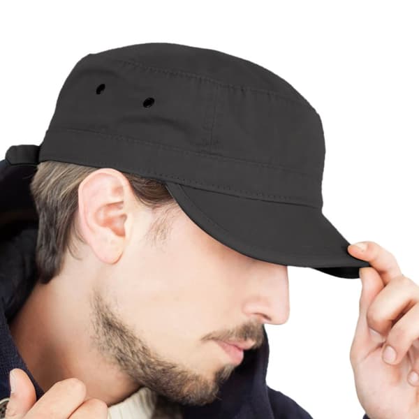 Atlantis Chino Cotton Urban Military Cap (Pack of 2)