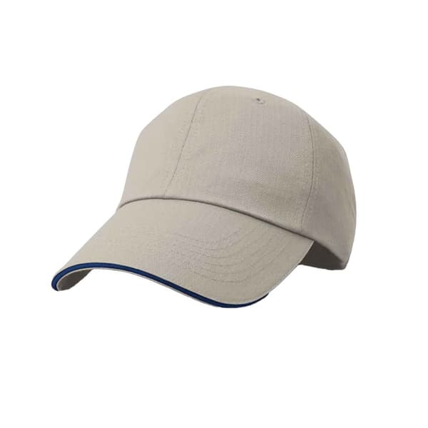 Result Unisex Herringbone Contrast Colour Sandwich Peak Baseball Cap