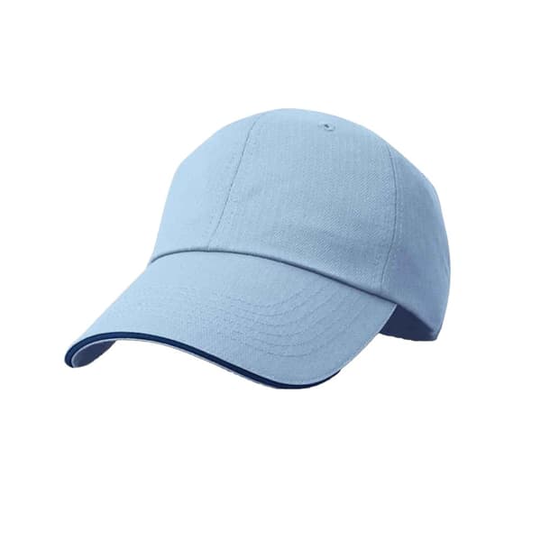 Result Unisex Herringbone Contrast Colour Sandwich Peak Baseball Cap