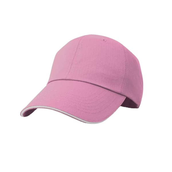 Result Unisex Herringbone Contrast Colour Sandwich Peak Baseball Cap