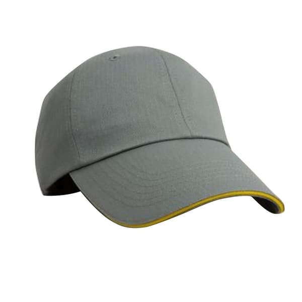 Result Unisex Herringbone Contrast Colour Sandwich Peak Baseball Cap