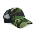Miniatyrbilde 1 av 2: Beechfield Retro Camouflage Snapback Trucker Cap