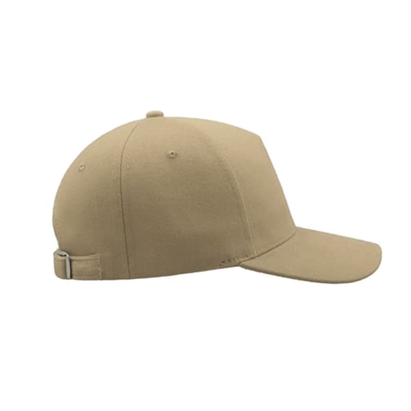 Atlantis Liberty Five Buckle Heavy Brush Cotton 5 Panel Cap