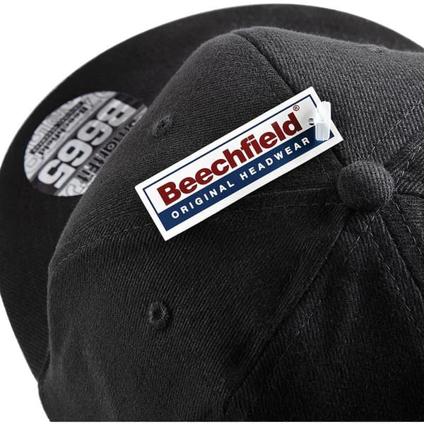 Beechfield Mens Flat Peak Rapper Cap