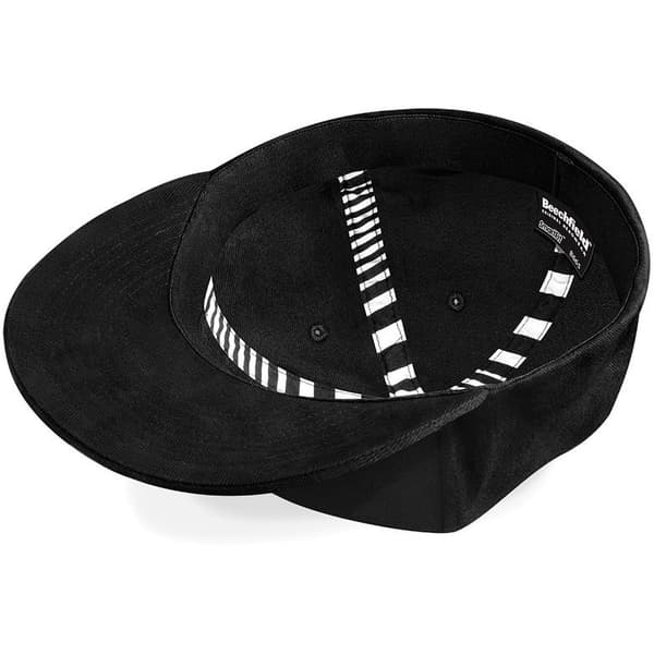 Beechfield Mens Flat Peak Rapper Cap