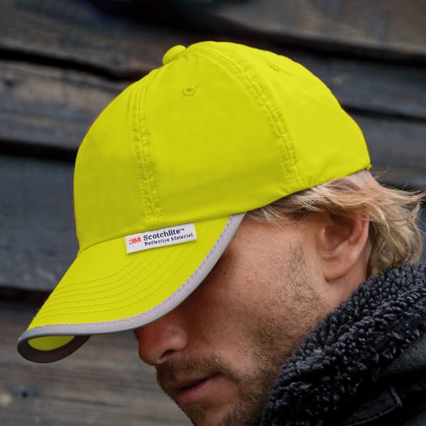 Result Unisex High-Vis Baseball Cap (3M) (2 st.)