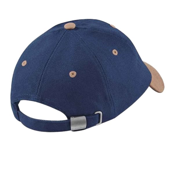Beechfield Unisex Baseball Cap i kraftig børstet bomuld med lav profil