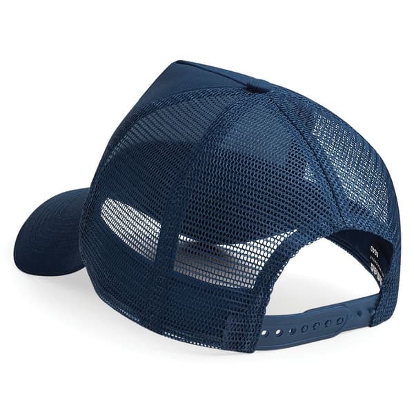 Beechfield Mens Half Mesh Trucker Cap / Headwear (Pack of 2)
