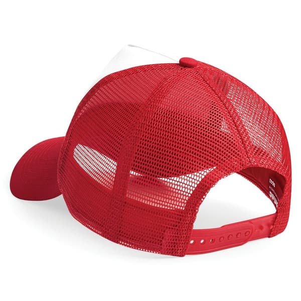 Beechfield Mens Half Mesh Trucker Cap / Headwear (Pack of 2)
