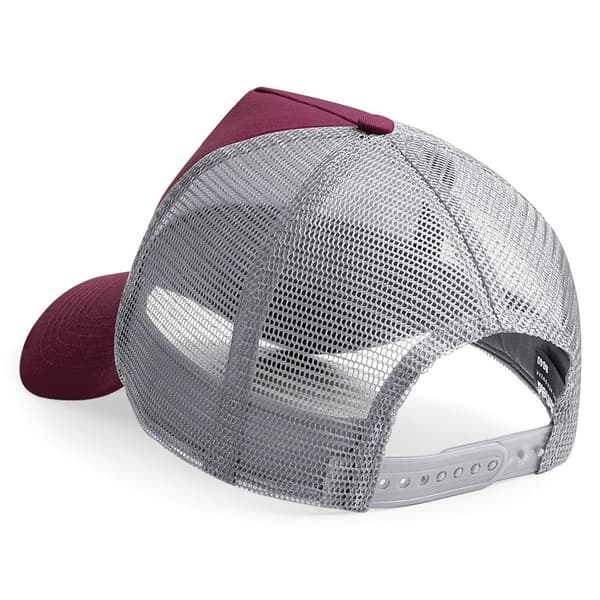 Beechfield Mens Half Mesh Trucker Cap / Headwear (Pack of 2)