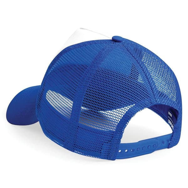 Beechfield Mens Half Mesh Trucker Cap / Headwear (Pack of 2)