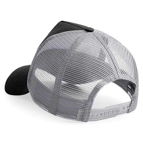 Beechfield Mens Half Mesh Trucker Cap / Headwear (Pack of 2)
