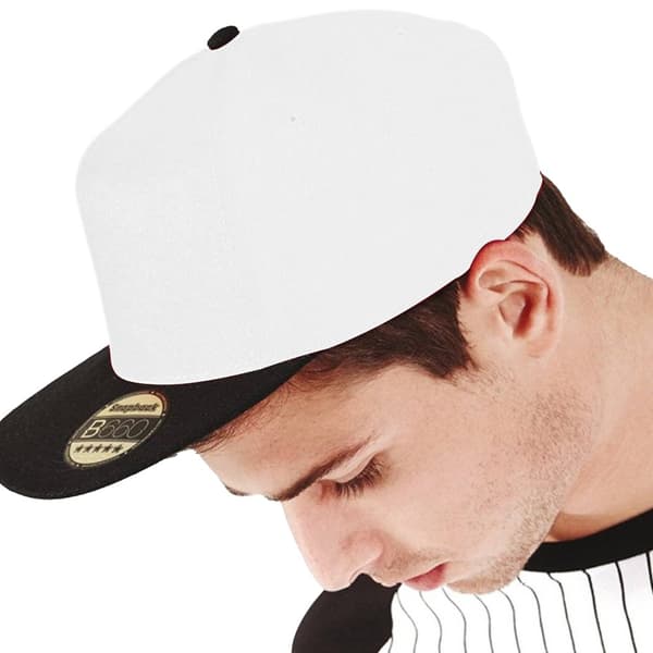 Beechfield Unisex Original Flat Peak Snapback Cap (2 st.)