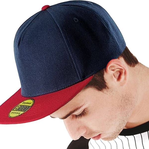 Beechfield Unisex Original Flat Peak Snapback Cap (2 st.)