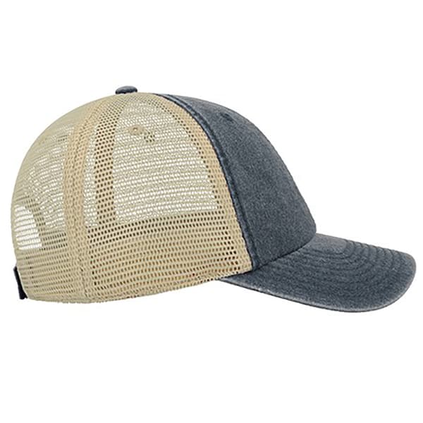 Atlantis Unisex Case Pigment Dyed 6 Panel Trucker Cap