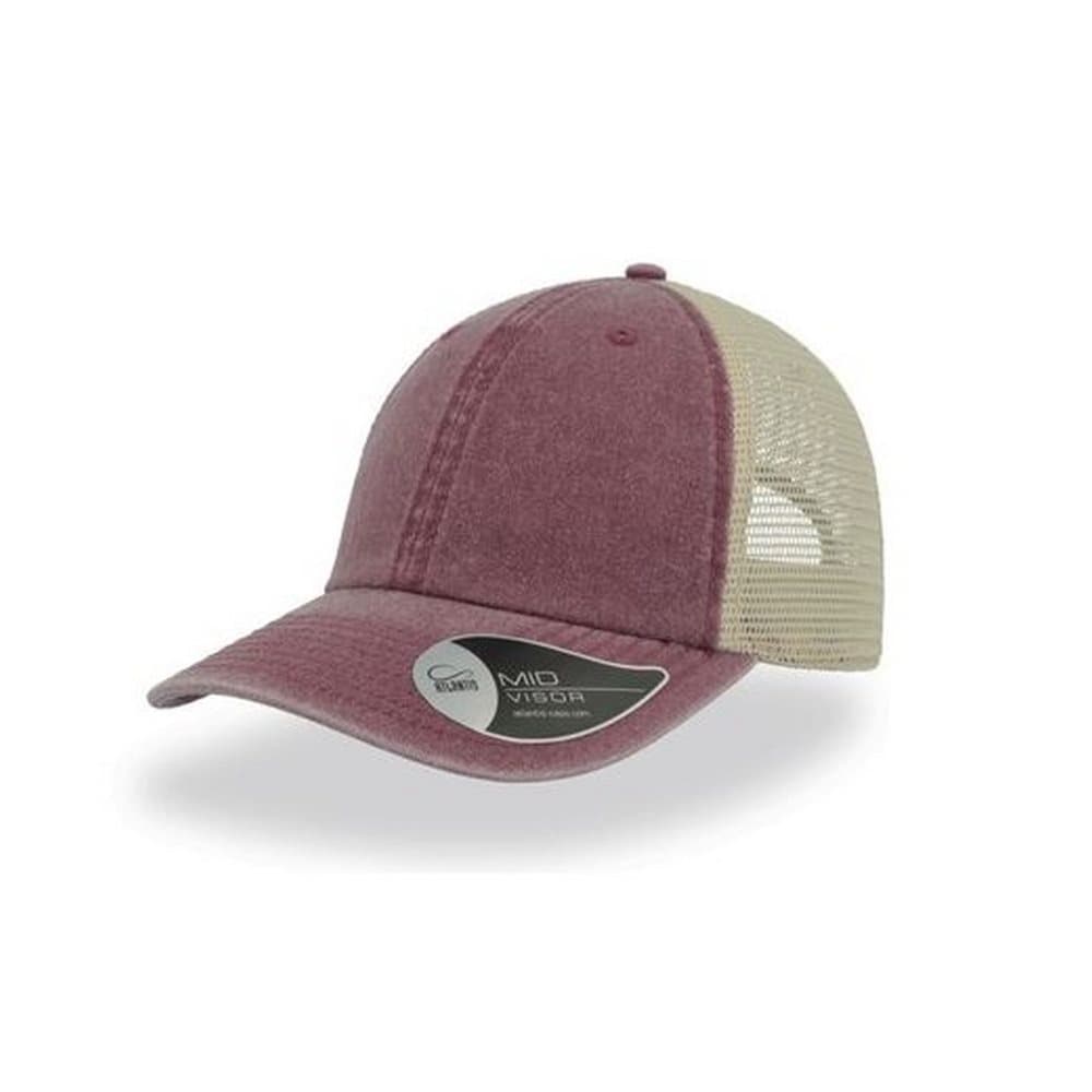 Atlantis Unisex Case Pigment Dyed 6 Panel Trucker Cap