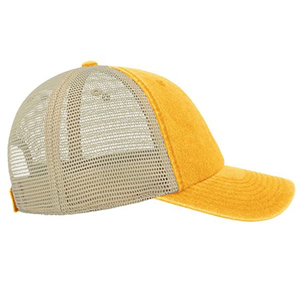 Atlantis Unisex Case Pigment Dyed 6 Panel Trucker Cap