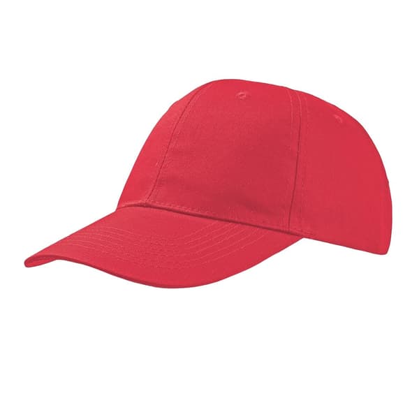 Atlantis Start 6 Panel Baseball Cap (Pack of 2) Red One Size