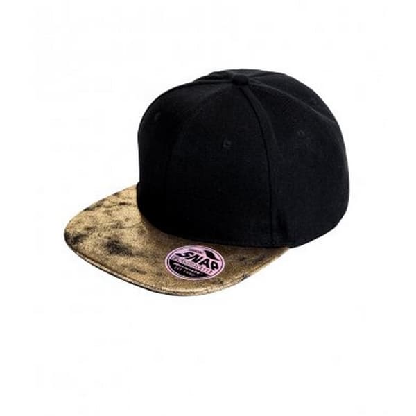 Result Bronx Glitter Snapback Cap för män Black/Gold One Size