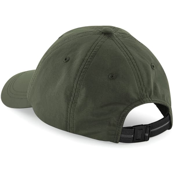 Beechfield Unisex udendørs vandtæt 6 Panel Baseball Cap