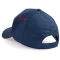 Miniatyrbild 2 av 4: Beechfield Unisex Ultimate 5 Panel Contrast Baseball Cap med Sandwich Peak / Headwear