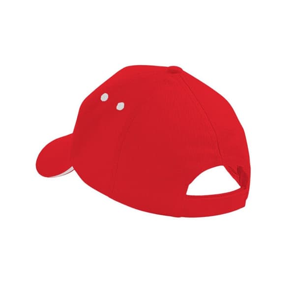 Beechfield Unisex Ultimate 5 Panel Contrast Baseball Cap med Sandwich Peak / Headwear