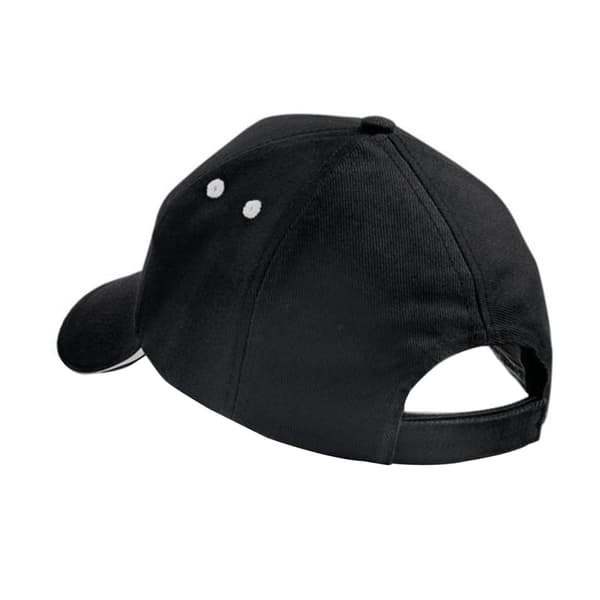 Beechfield Unisex Ultimate 5 Panel Contrast Baseball Cap med Sandwich Peak / Headwear