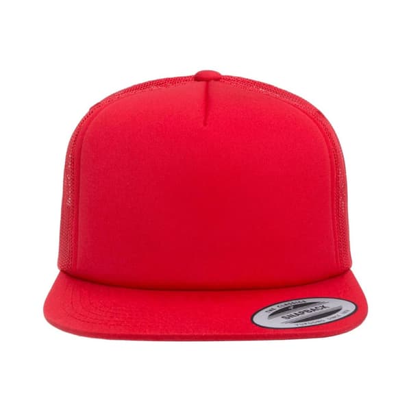 Flexfit By Yupoong Foam Trucker Cap Red One Size