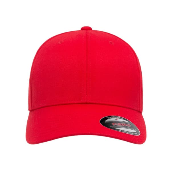 Flexfit by Yupoong Baseballkeps i ullblandning Red S/M