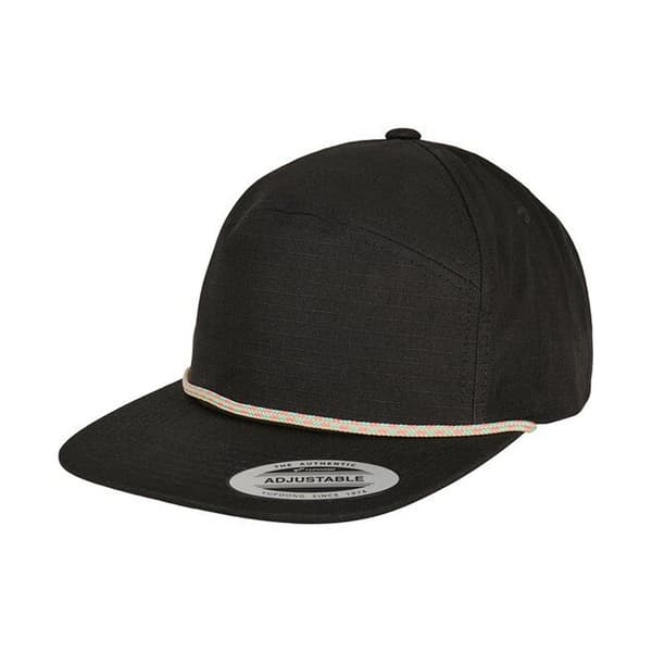 Flexfit by Yupoong Färg flätning Jockey Cap Black One Size