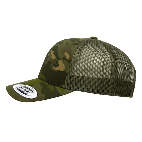 Flexfit by Yupoong Multicam Retro Trucker Cap