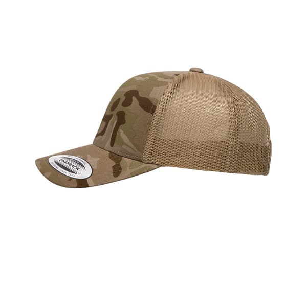 Flexfit by Yupoong Multicam Retro Trucker Cap