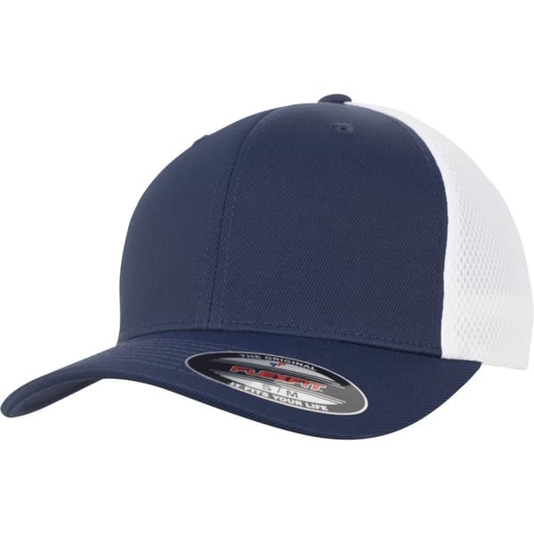 Flexfit Ultra Fibre och Airmesh två tonig keps Navy/White L/XL