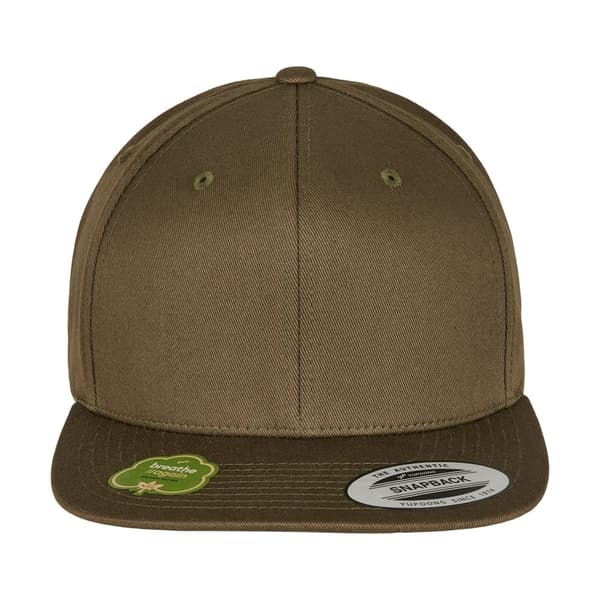 Flexfit by Yupoong Unisex Snapback Cap i ekologisk bomull