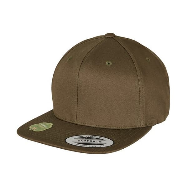 Flexfit by Yupoong Unisex Snapback Cap i ekologisk bomull