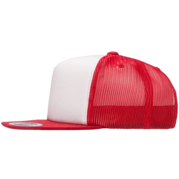Flexfit By Yupoong Foam Trucker Cap With White Front