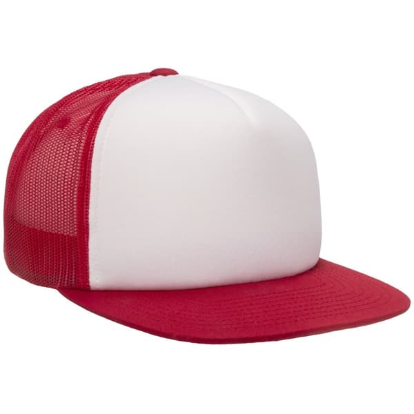 Flexfit By Yupoong Foam Trucker Cap With White Front